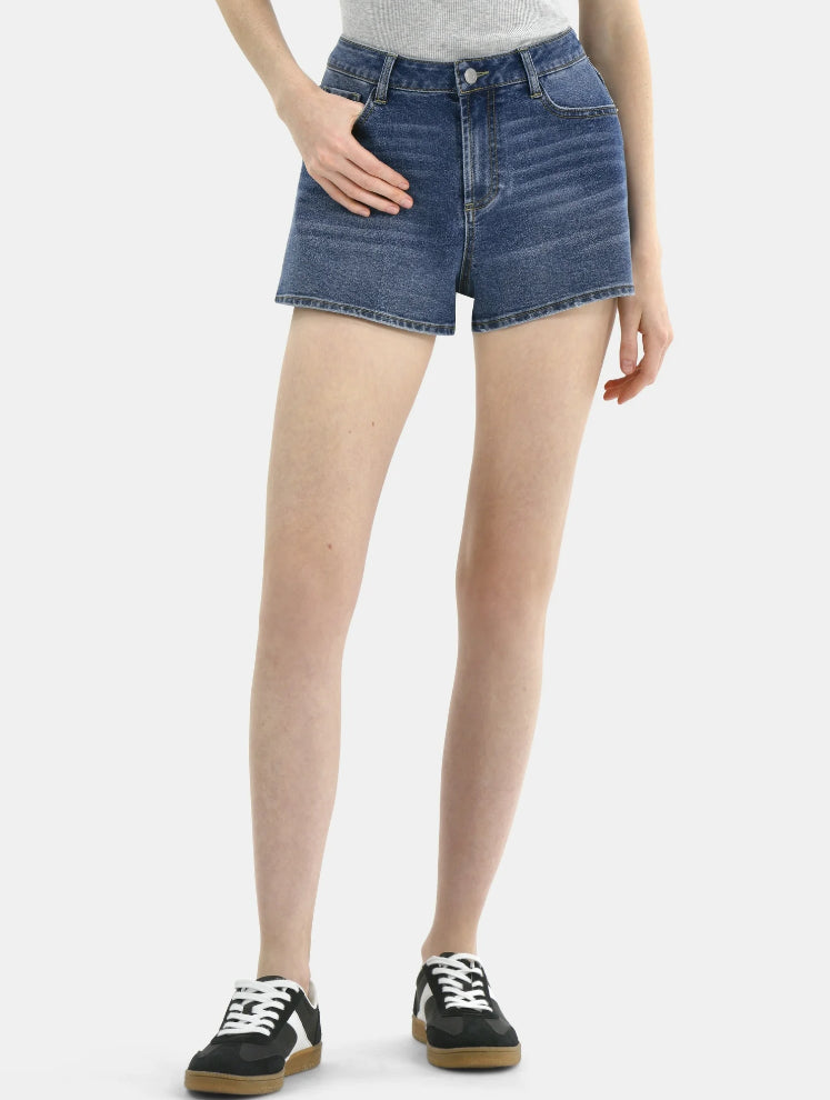 No Boundaries Denim Mom Shorts, 2.25'' Inseam, Women's.