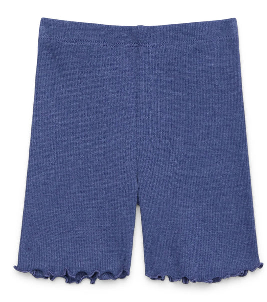 Garanimals Toddler Girl Rib Biker Shorts with Lettuce Hem.