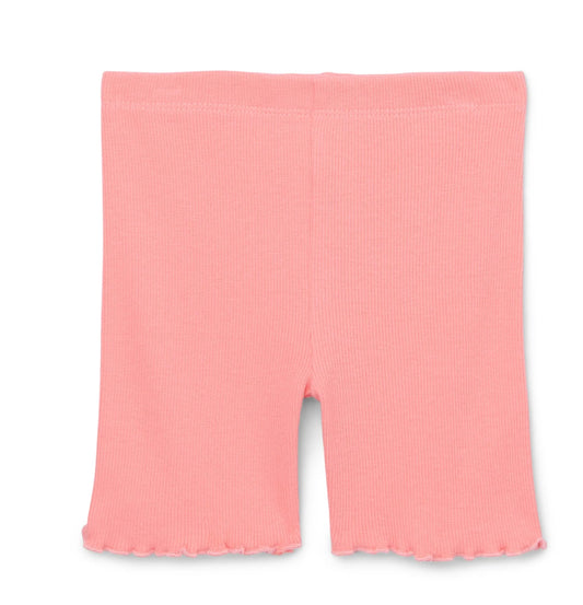 Garanimals Toddler Girl Rib Biker Shorts with Lettuce Hem.