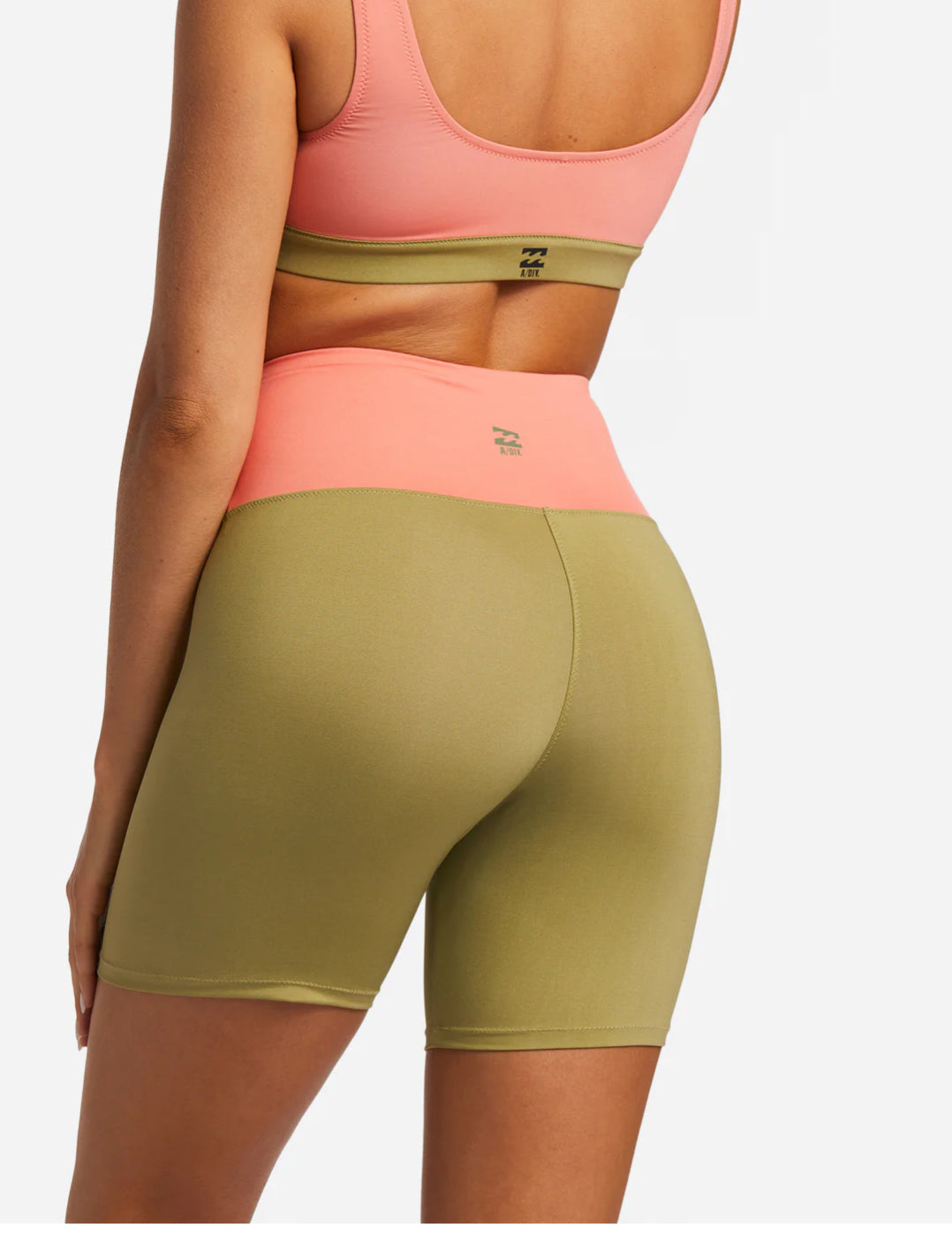 Billabong Drifter Bike Short – Coral/Olive Green
