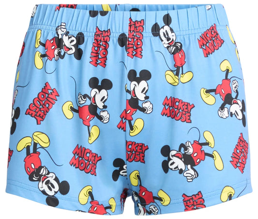 Mickey Women's and Women's Plus Jersey Sleep Shorts.