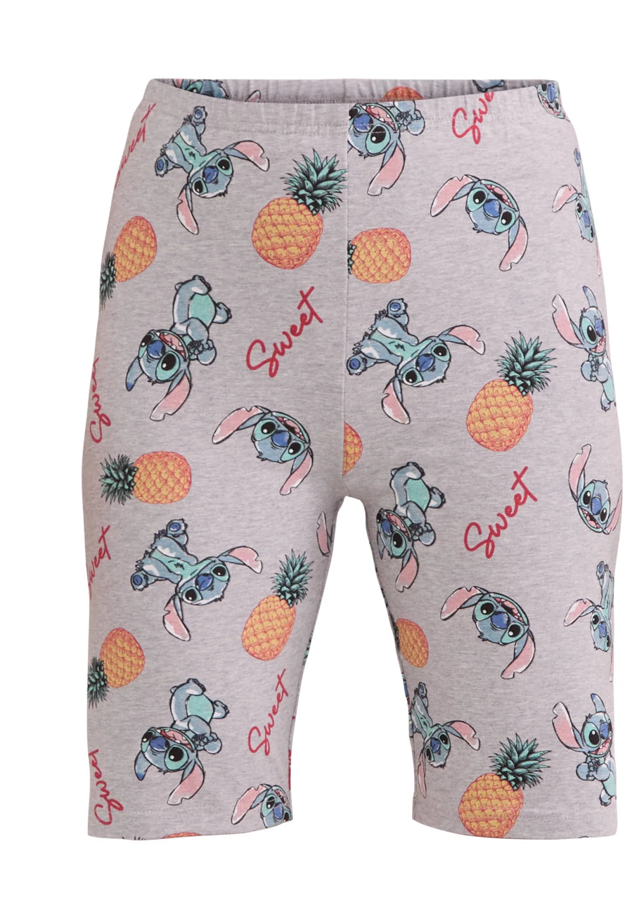 Disney Stitch All Over Print Bike Shorts, Women's