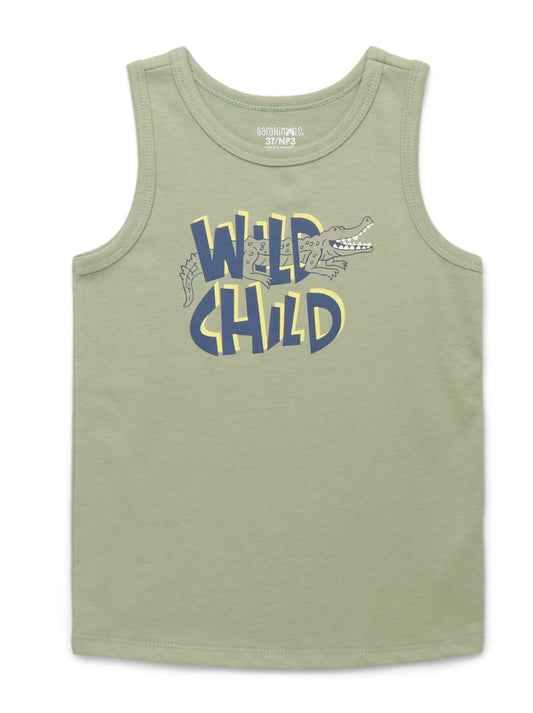 Garanimals Toddler Boy Graphic Jersey Tank.