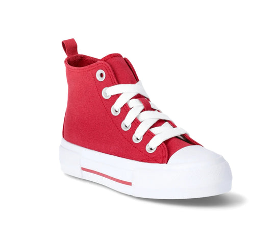 Wonder Nation Little Girls and Big Girls Platform High Top Sneakers