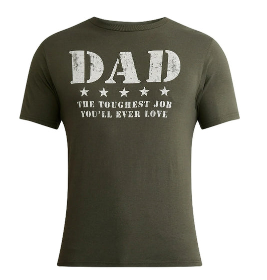 Men's and Big Men's Father's Day Army Ranger Dad Graphic Tee Shirt from Way to Celebrate.