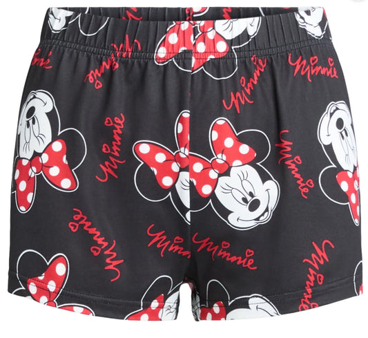 Minnie Mouse Women's and Women's Plus Jersey Sleep Shorts