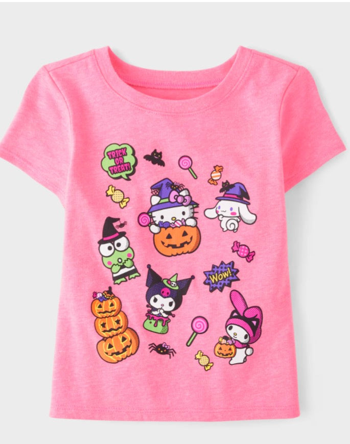 Toddler Girls Hello Kitty® And Friends Halloween Graphic Tee - Pink