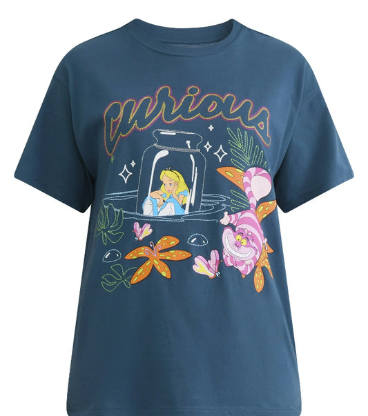 Alice Navy Graphic Tee