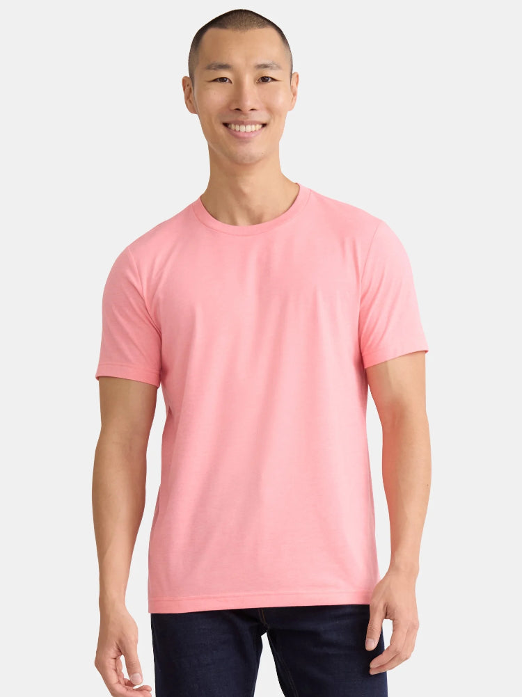 George Men's & Big Men's Crewneck Tee with Short Sleeves.
