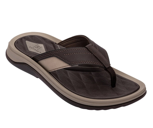 George Men's Premium Comfort Casual Flip Flop