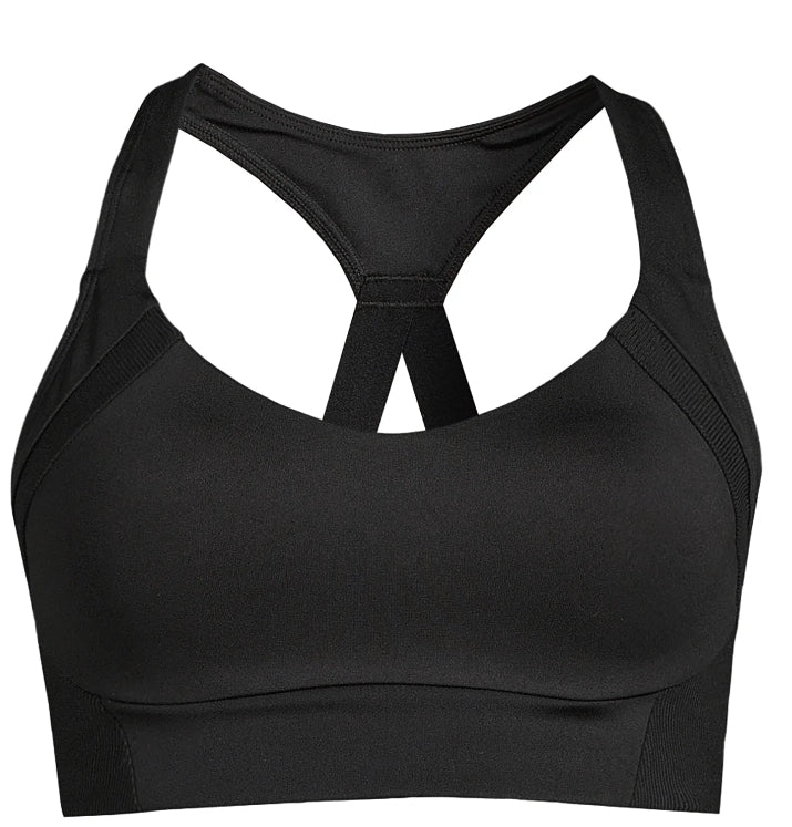 Avia Women's Split Racerback Bra with Adjustable Straps