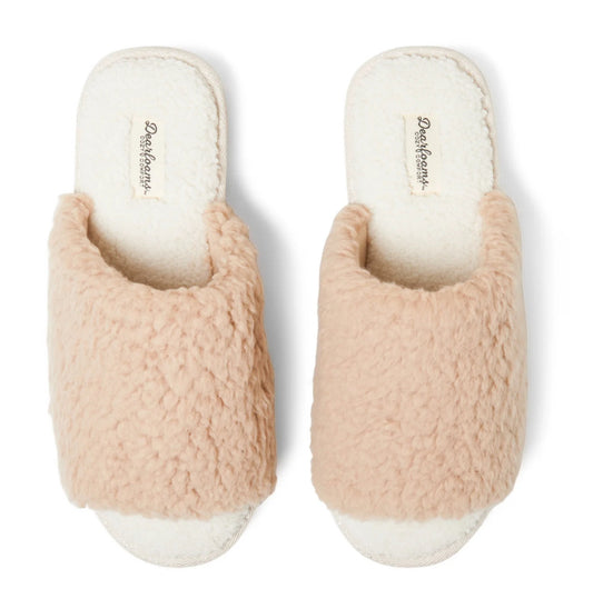 Dearfoams Cozy Comfort Women's Platform Terry Slide Slipper