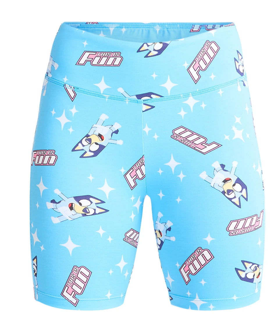 Bluey Women's Print Bike Shorts