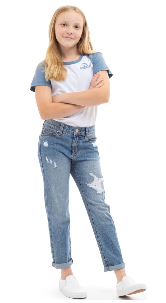 Jordache Girls High Rise Girlfriend Jean