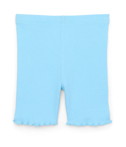 Garanimals Toddler Girl Rib Biker Shorts with Lettuce Hem.