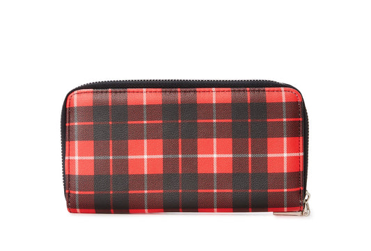 No Boundaries Women's Zip Around Wallet Brilliant Red