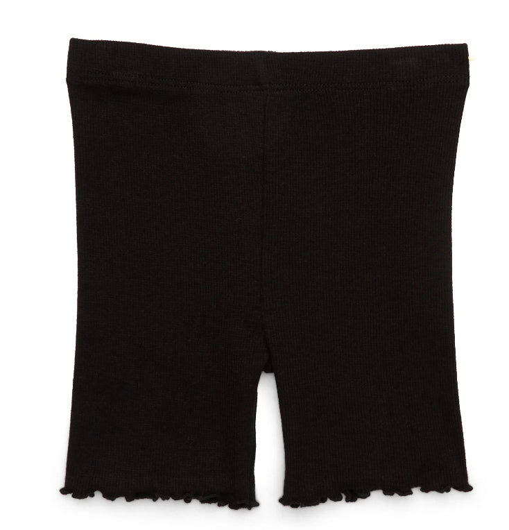 Garanimals Toddler Girl Rib Biker Shorts with Lettuce Hem.