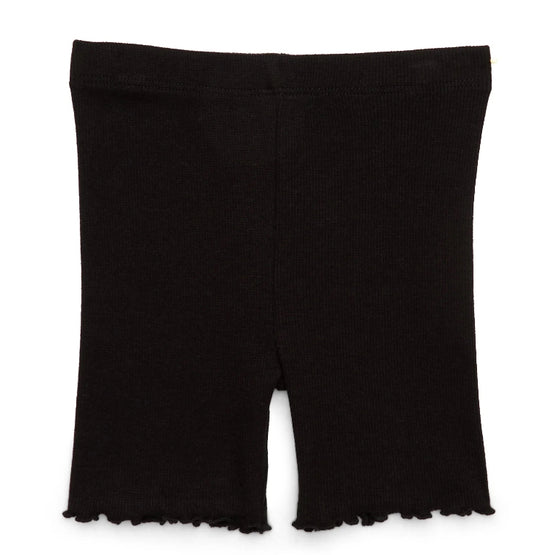 Garanimals Toddler Girl Rib Biker Shorts with Lettuce Hem.