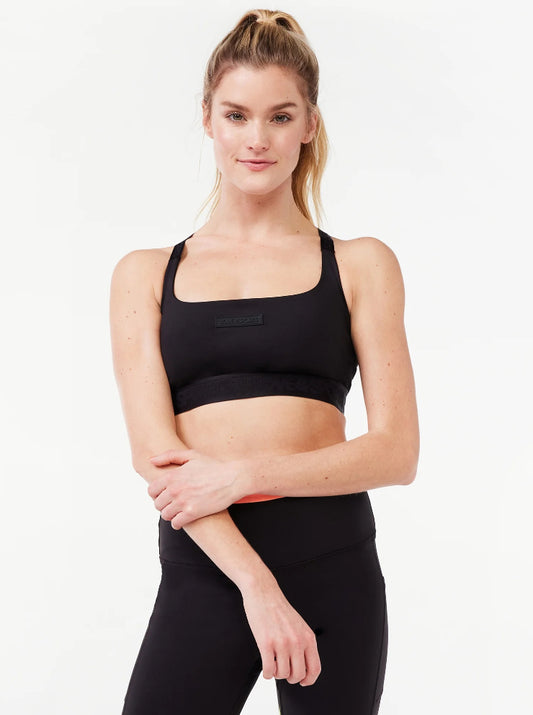Love & Sports Women’s Logo Patch Sports Bra