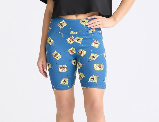SpongeBob SquarePants Women's Print Bike Shorts