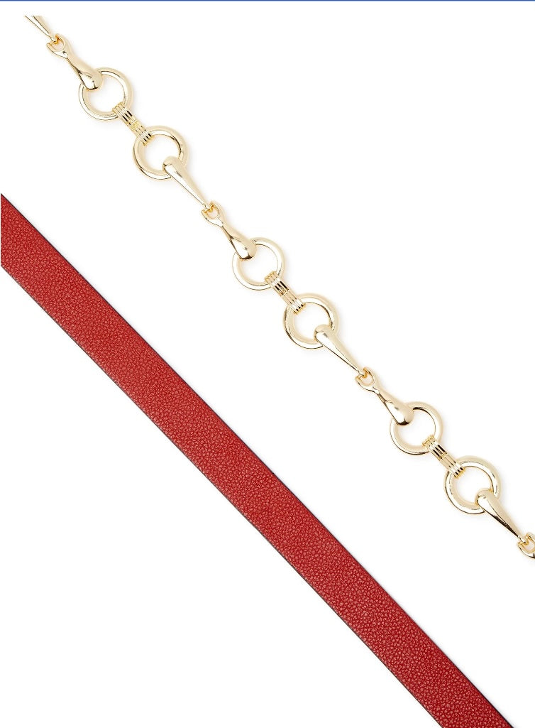 No Boundaries Women's Belts, 2-Pack, All Spice