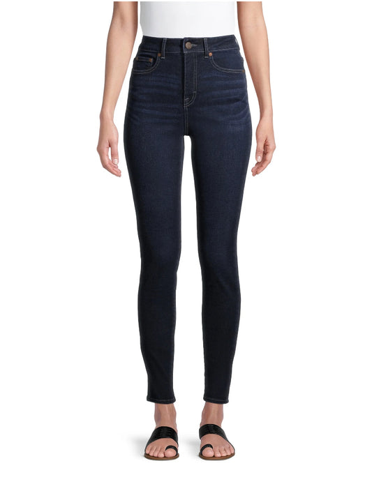 Time and Tru Women's High Rise Skinny Jeans
