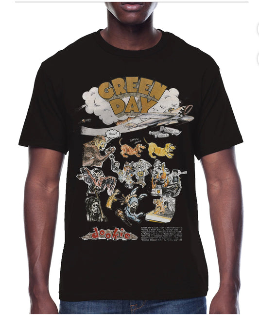 Green Day Mens & Big Men's Dookie Graphic Tee Shirt.