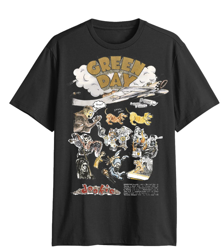 Green Day Mens & Big Men's Dookie Graphic Tee Shirt.