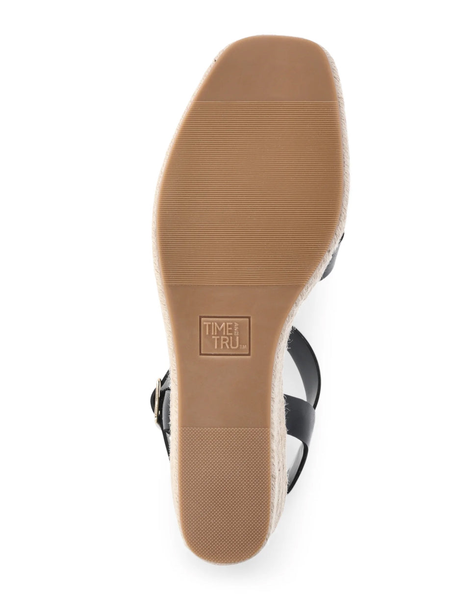 Time and Tru Women's Espadrille Wedge Sandals