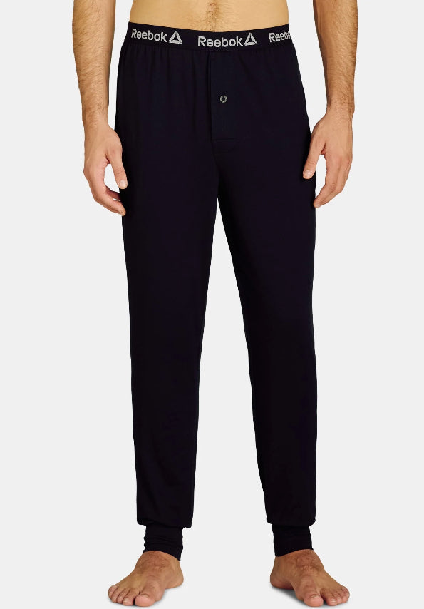 Reebok Men's Tech Comfort Tapered Jogger Pajama Lounge Pant.