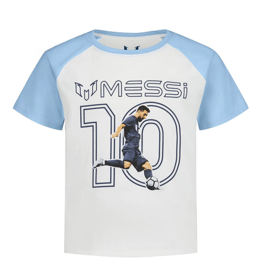 Messi Girl's Athletic Short Sleeve Lifestyle T-Shirt.