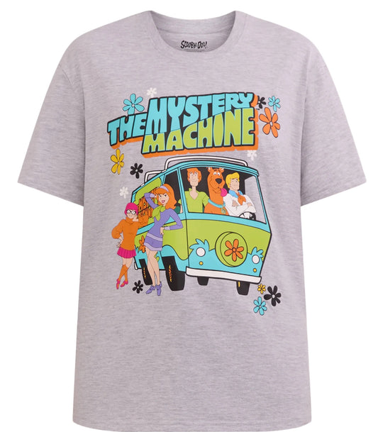 Scooby-Doo Women's Graphic Tee with Short Sleeves.
