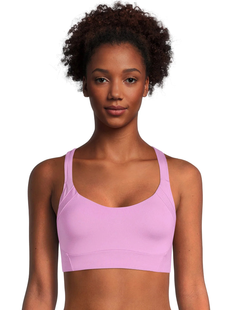 Avia Women's Split Racerback Bra with Adjustable Straps