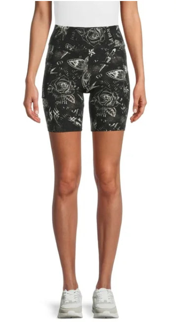 No Boundaries High Rise Bike Shorts, 7” Inseam, Women's