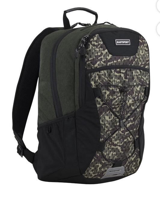 Eastsport Unisex Summit Bungee Backpack, Camo