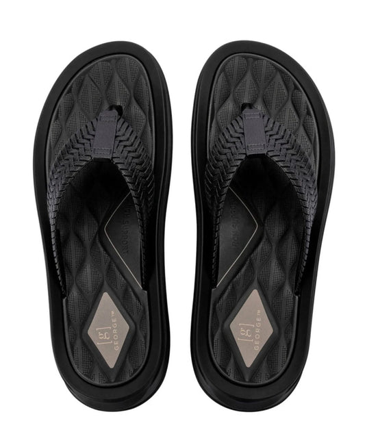George Men's Casual Weave Thong Sandal