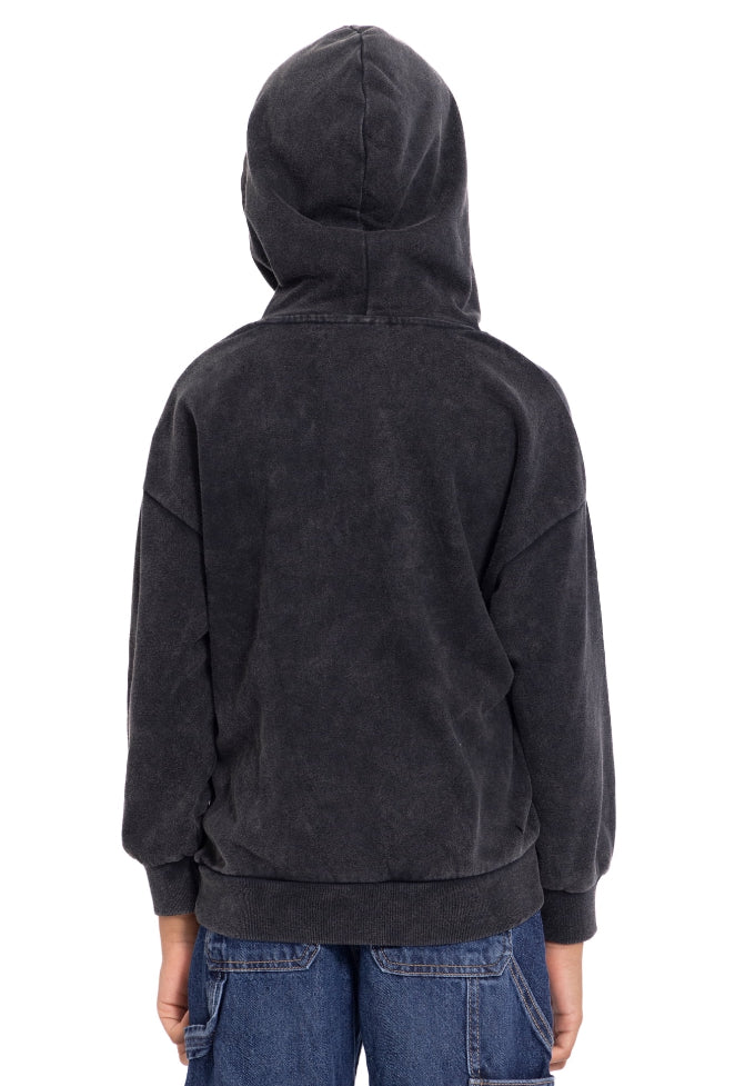 Ford Mustang Boys' Graphic Mineral Wash Hoodie Sweatshirt with Long Sleeves.