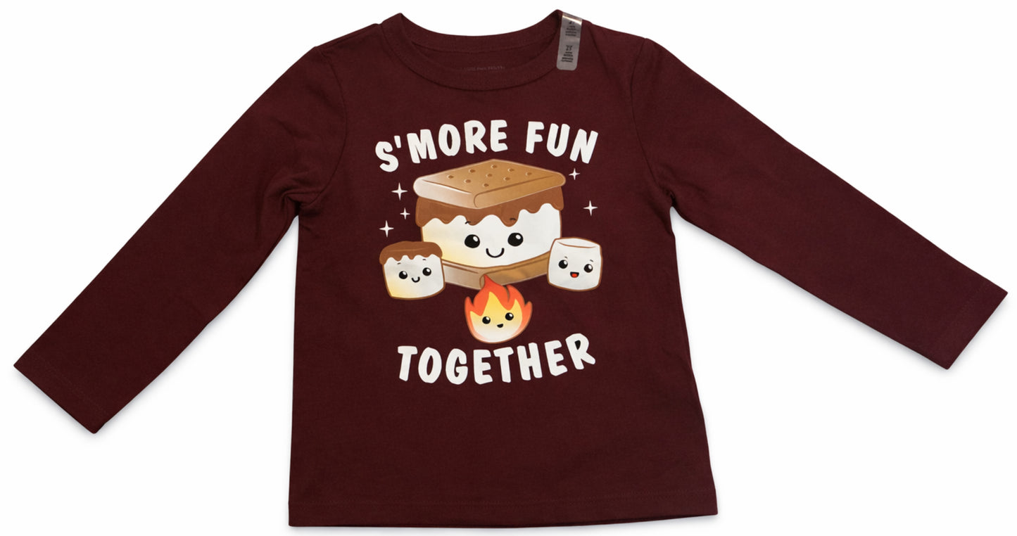 S’MORE FUN TOGETHER” Toddler Long Sleeve T-Shirt