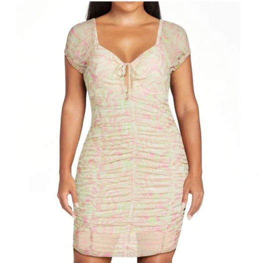 Madden NYC Sweetheart Cutout Bodycon Dress