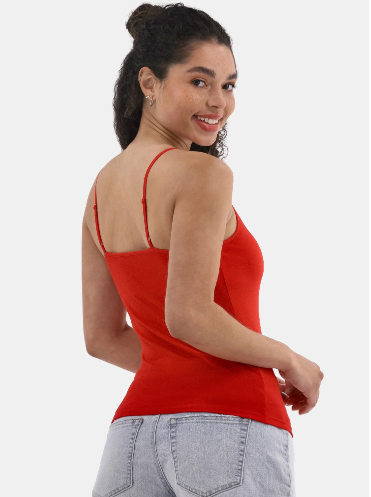 No Boundaries Cropped Shelf Bra Cami Top, Women's