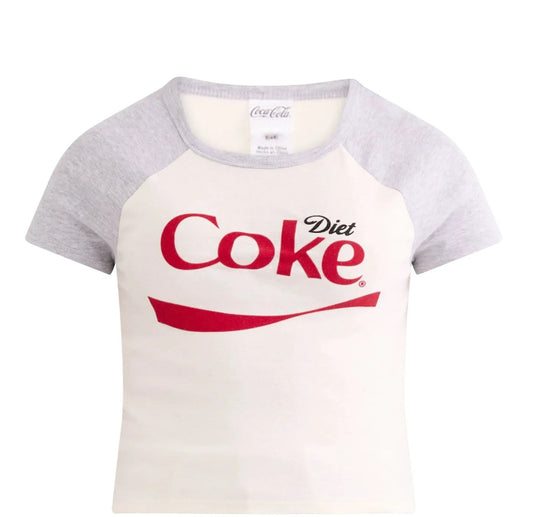 Diet Coke Grey Combo Graphic Tee