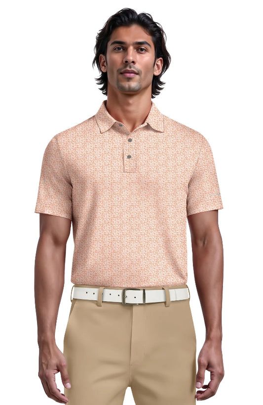 Ben Hogan Men's & Big Men's All Over Floral Printed Golf Polo.