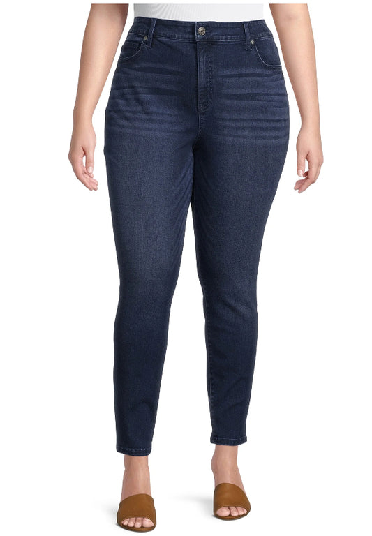 Terra & Sky Women's Plus Size Skinny Jeans