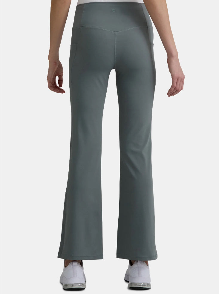 Avia Women's and Women's Plus SoftSculpt Flare Leggings with Pockets