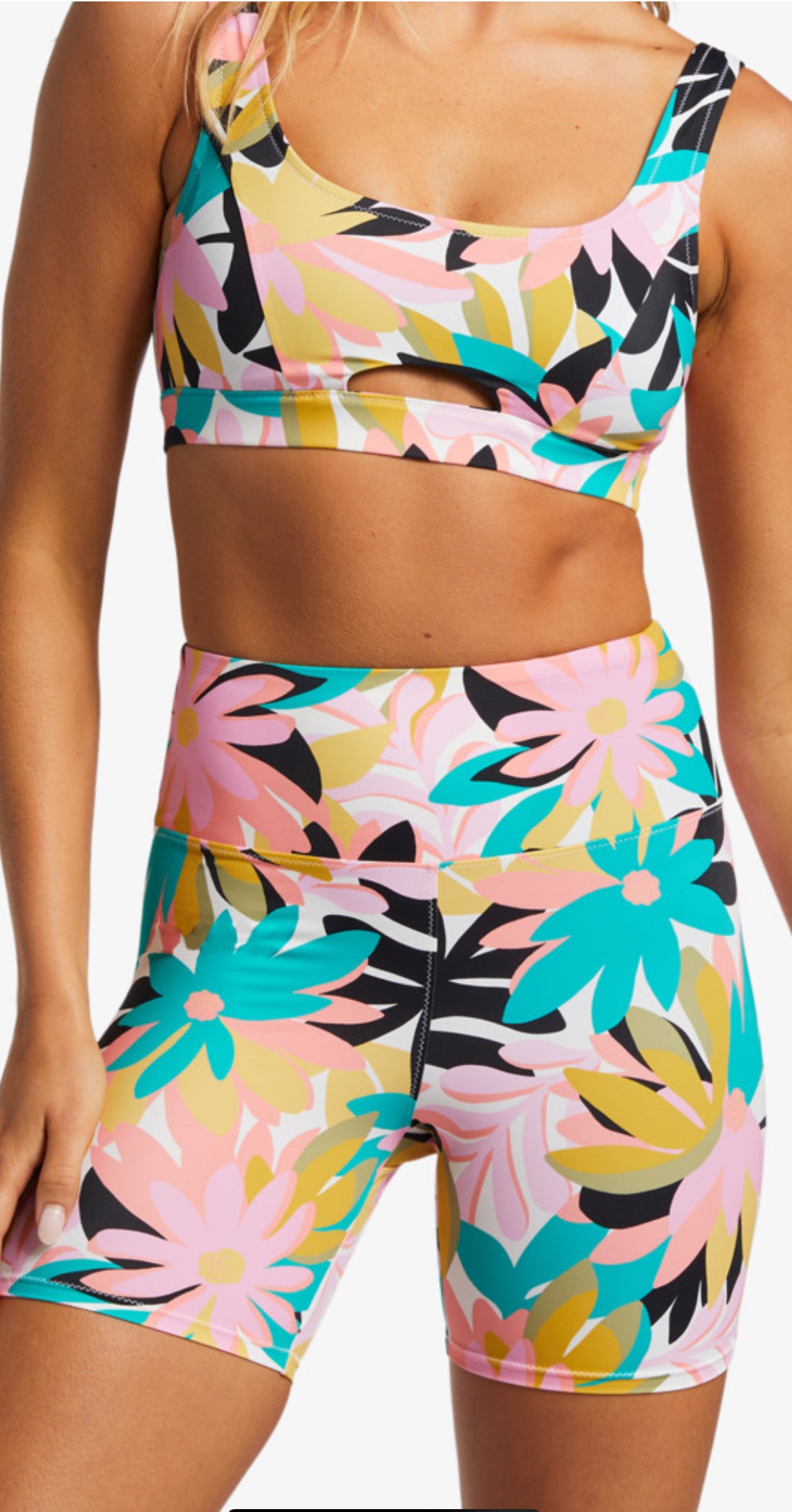 Billabong Drifter Bike Short – Multicolor Tropical Print