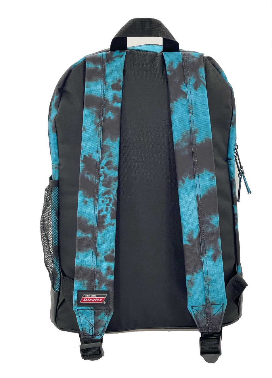 Genuine Dickies Unisex Varsity 17" Laptop Backpack Blue Tie Dye Wash
