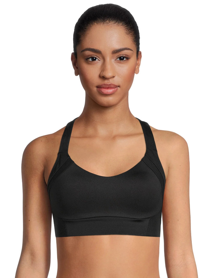Avia Women's Split Racerback Bra with Adjustable Straps
