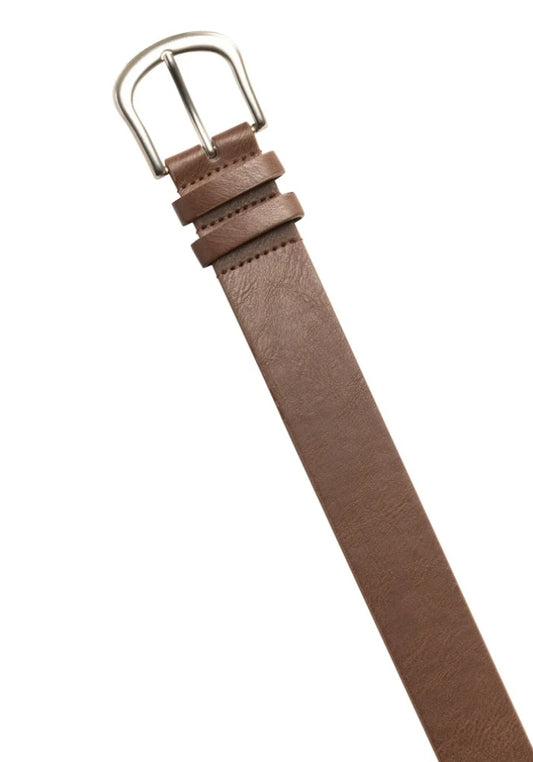 Time and Tru Women's Double Loop Harness Belt, Brown