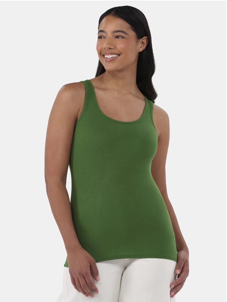 Time and Tru Women's Ribbed Tank Top