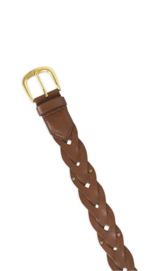 38mm Stud Link Braid Belt